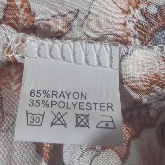 QEARAL – Floral dress – Has adjustable shoulder straps, pockets, Women's Size L - Picture 13 of 14